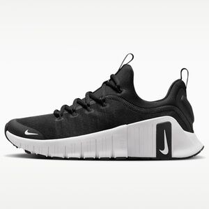 Nike Free Metcon 6, Black/White, Women's, Size 8